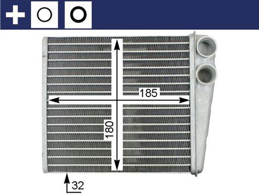 Radiator  heat exchanger GOLF5R32